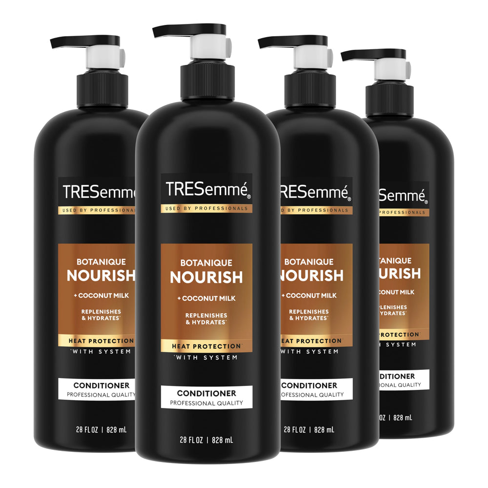 TRESemmé Botanique Nourish 4-pack front view for hydrated, smooth hair.