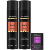 TRESemmé Ultra Fine Hold hairspray bottle for light hold and touchable finish.