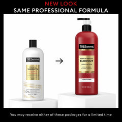TRESemmé Keratin Smooth Conditioner cream-texture closeup emphasizes creamy formula