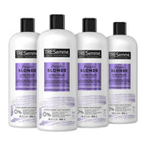 TRESemmé Purple Blonde Conditioner bottle 28oz neutralizes brass and preserves cool tones.
