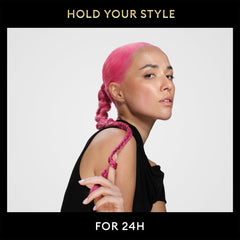 TRESemmé strong hold hairspray delivers all-day definition without stiffness.