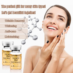 TRESSON 24K Gold Hyaluronic Acid Extract delivers deep hydration and smoother texture.