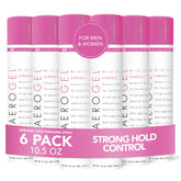 TRI Design Aerogel Hairspray bottle mist enhances volume and control with a light, even spray.