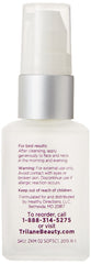 Trilane Squalane moisturizer ingredients list close-up emphasizing clean formula.