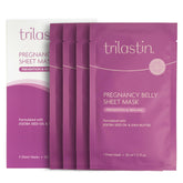 TriLASTIN Belly Mask hydrates the pregnant belly with concentrated serum for lasting moisture