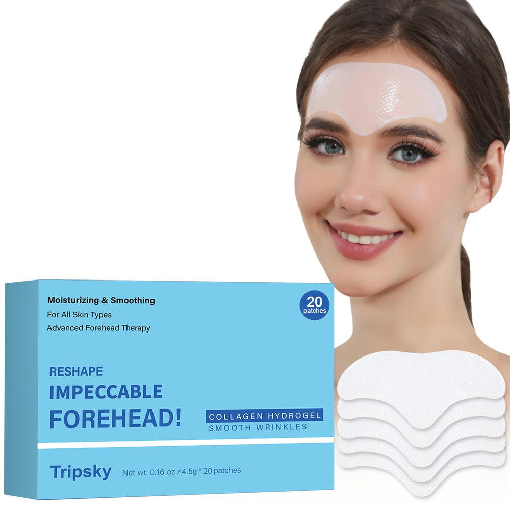 Tripsky forehead patches pack for daily use to smooth fine lines