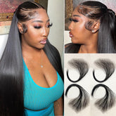 TRIPYGO Edges Hair HD Lace Strips Natura Color provide a seamless hairline.