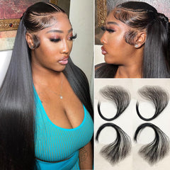 TRIPYGO Edges Hair HD Lace Strips Natura Color provide a seamless hairline.