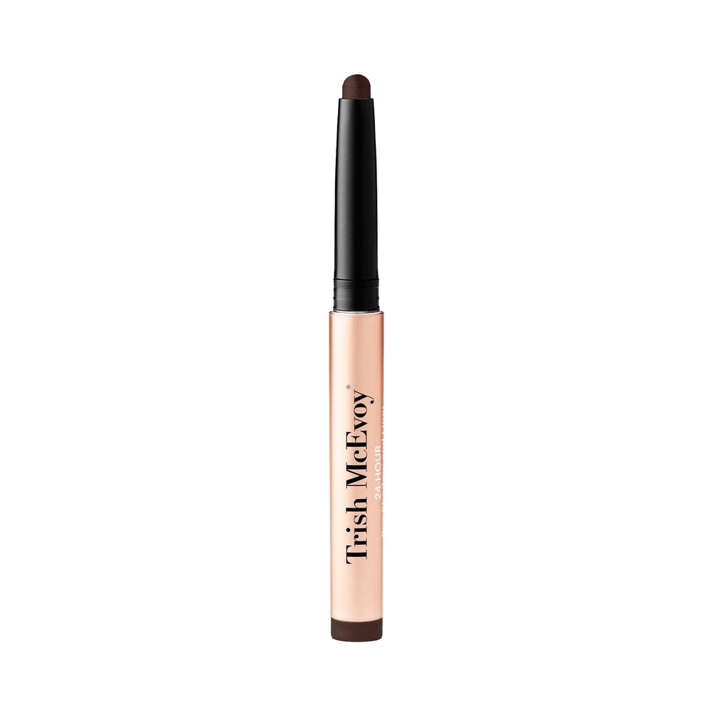 Trish McEvoy 24 Hour Shadow-Liner Rich Brown glides on creamy color with crease resistance.