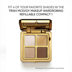 Trish McEvoy Glaze Eye Shadow Refill defines crease for depth