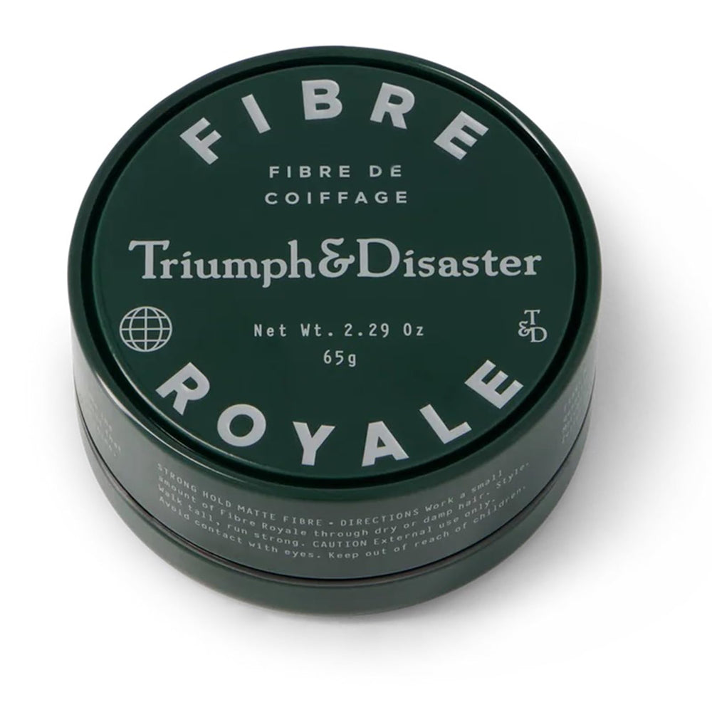 TRIUMPH & DISASTER Fibre Royale bottle pour for controlled, even distribution.