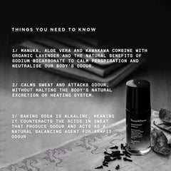 Triumph & Disaster Spice Deodorant roll-on in hand with smooth glide.