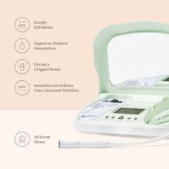 Trophy Skin MicrodermMD diamond-tip close-up showing precision exfoliation for smoother skin.
