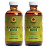 Tropic Isle Living Jamaican Black Castor Oil bottle shown for easy daily use and portability.