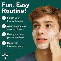 Tropiculture Facewash ingredients aloe chamomile emphasize soothing hydration for daily use.