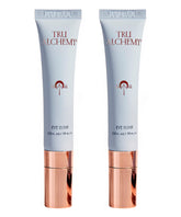Tru Alchemy Eye Elixir bottle closeup for refreshing under-eye care.