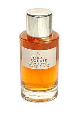 Tru Fragrance Gourmand Chai Eclair pour bottle refreshes skin and hair.