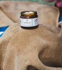 True Grit Tallow salve with tobacco-absolute scent highlighting rugged aroma