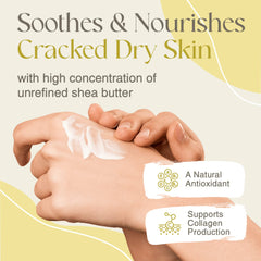 True Shea unscented shea butter tub ready for daily moisturizing routine.