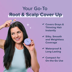 Truhair dual-sided puff applicator for precise coverage