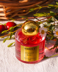 Truly Cherry Baby EDP notes raspberry and jasmine for a balanced aroma.