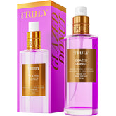 Truly Glazed Donut Perfume Mist bottle front view with warm vanilla notes.