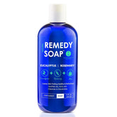Truremedy Naturals Eucalyptus Rosemary Body Wash bottle for daily relaxation.