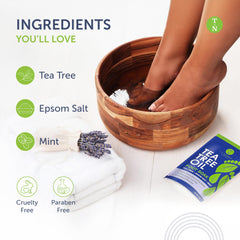 Peppermint and tea tree oils close up in Truremedy Naturals formula
