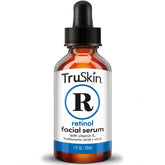 TruSkin Retinol Serum bottle closeup showing a gentle anti-aging option for nightly routines.