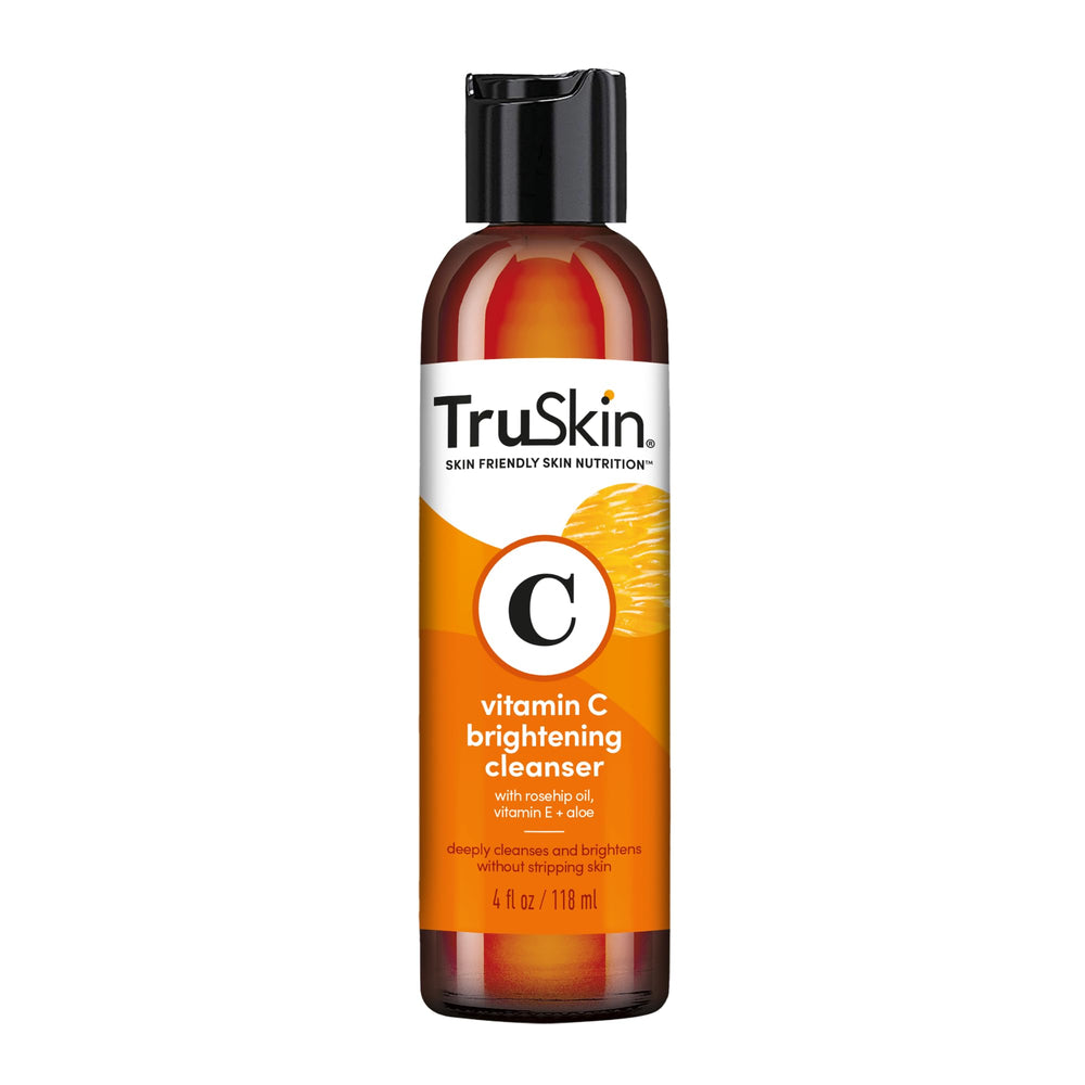 TruSkin Vitamin C Face Wash bottle front view for daily cleansing and radiance support.