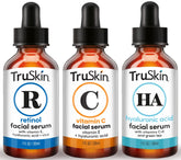 TruSkin Vitamin C serum bottle front, brightening formula for daily glow