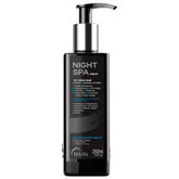 TRUSS Night Spa serum bottle closeup showing overnight hydration for dry hair