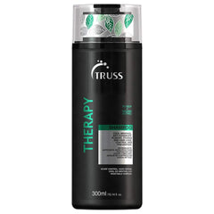 TRUSS Therapy anti-dandruff shampoo bottle with menthol delivers refreshing cleansing