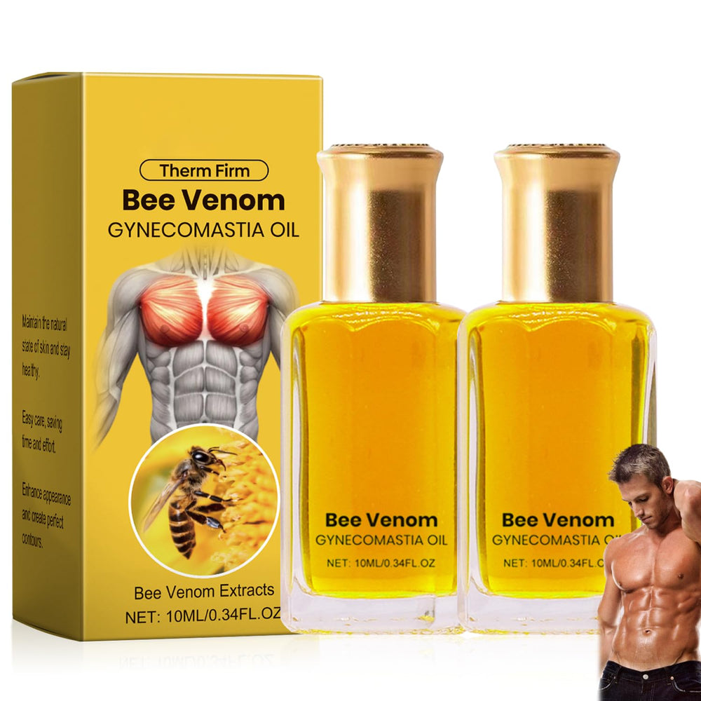 TRWLCFF ThermoFirm Bee Venom Oil bottle front view for chest contouring