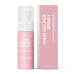Trybello Hair Helper Spray bottle ready for daily use to promote fuller hair