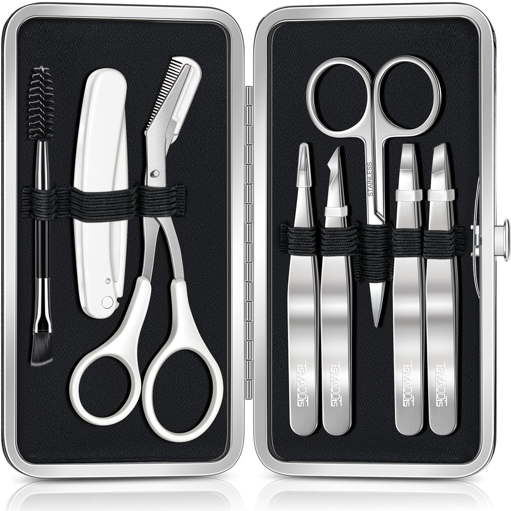 TsMADDTs 8-in-1 eyebrow kit for precise brow shaping on the go