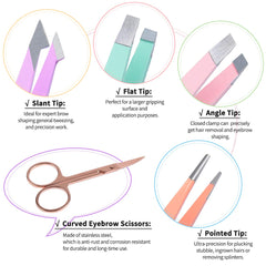 TsMADDTs double-side eyebrow brush to blend and tidy brows