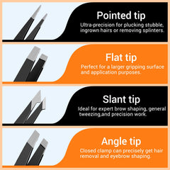 TsMADDTs eyebrow scissors with curved tips for safe trimming.