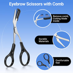 TsMADDTs flat tweezers with aligned tips for gentle extraction of fine hairs.