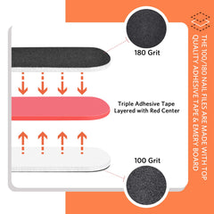 TsMADDTs nail-buffer-blocks close-up with durable sponge for smooth finishes