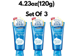 TSTADVANCE Senka Perfect Whip foaming gel demonstrates lightweight, quickly absorbed cleansing.