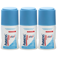 Tu Salud Plus Ammens roll-on deodorant demonstrates precise, mess-free application for daily use.