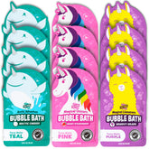 Tub Works Magical Unicorn pink bubble bath creates vibrant bubbles for a playful bath