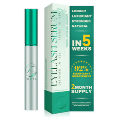 TUDPA Eyelash Growth Serum bottle close-up showing plant-based formula for sensitive eyes