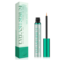 TUDPA Eyelash Serum bottle pour showing controlled dispensing for daily use