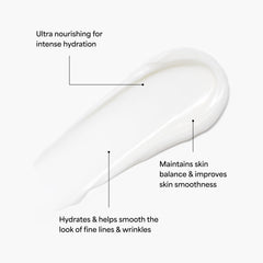 TULA cream texture swirl highlights ultra nourishing formula for day and night use