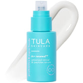 TULA A+ Renewal Serum bottle ready for nightly skincare routine.