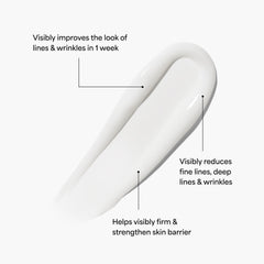 Close-up of creamy texture in TULA A+ Renewal Serum.
