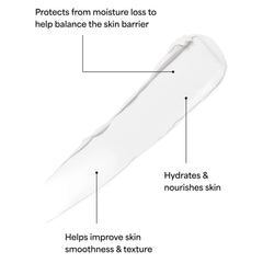 TULA ceramide body cream texture close-up highlights rich nourishment.