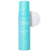 TULA Keep It Clear acne foam cleanser bottle front for daily cleansing benefits.